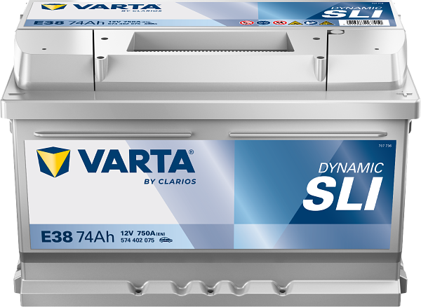 VARTA Varta Dynamic SLI - 12v 74ah - autó akkumulátor - jobb+ *alacsony
