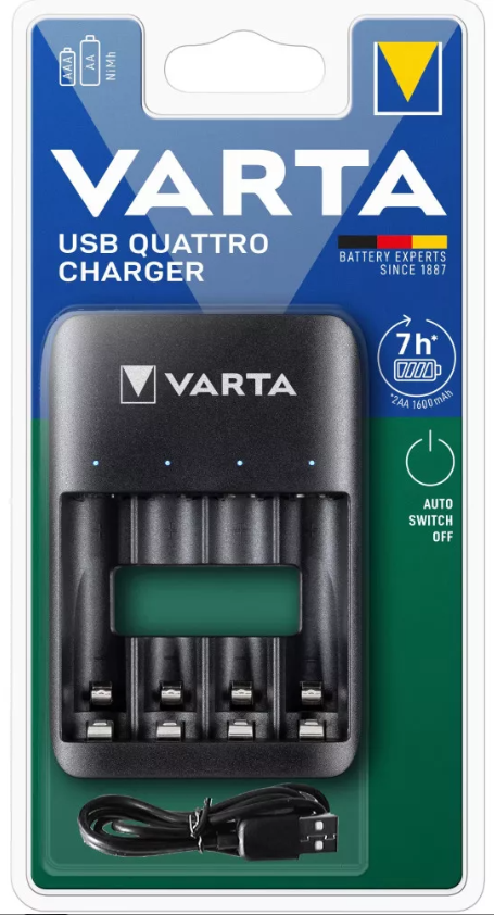 VARTA VARTA VALUE USB QUATTRO töltő akkumulátor nélkül