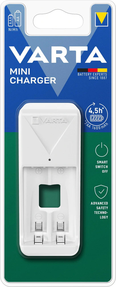 VARTA Elem akkumulátor töltő - Mini + AA 2100mAh x2