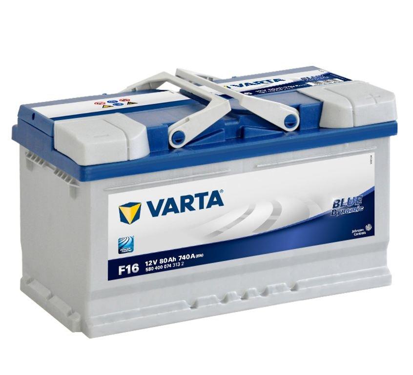 VARTA Varta Blue - 12v 80ah - autó akkumulátor - jobb+
