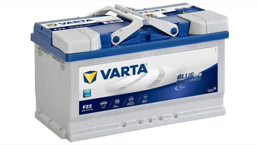 VARTA Varta Blue Dynamic EFB - 12v 80ah - autó akkumulátor - jobb+