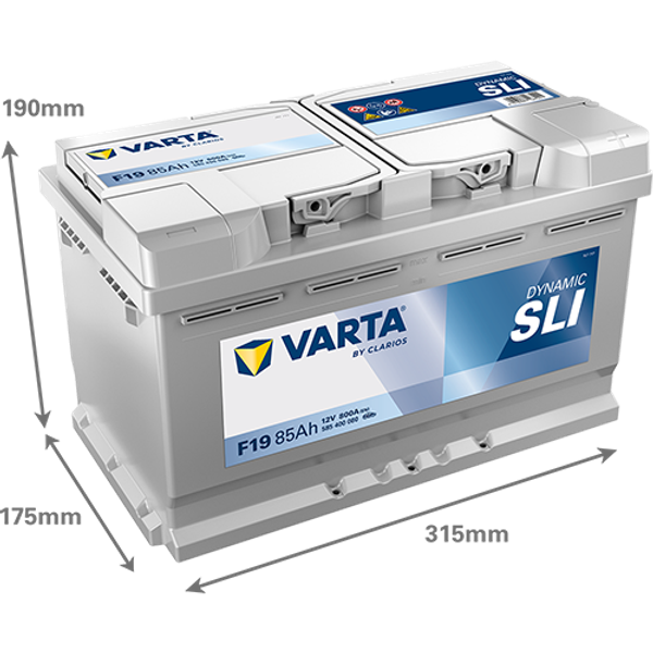 VARTA Varta Dynamic SLI - 12v 85ah - autó akkumulátor - jobb+