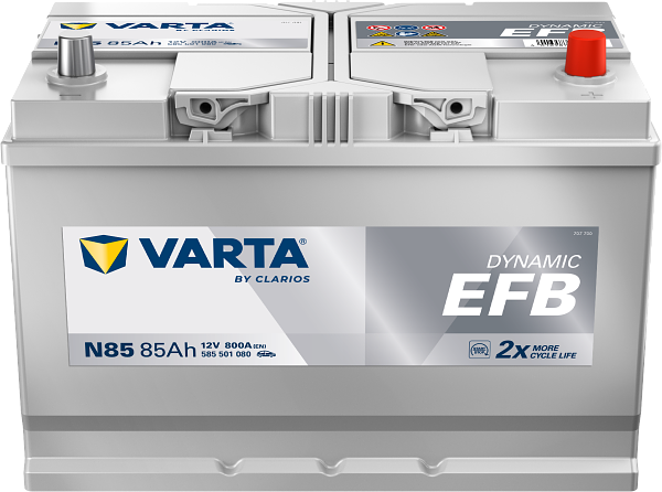 VARTA Varta Dynamic EFB - 12v 85ah - autó akkumulátor - jobb+ ázsia