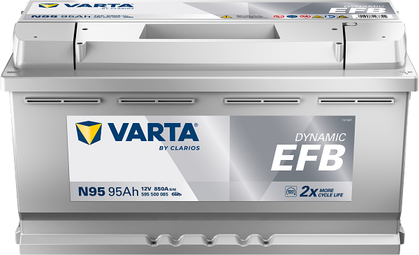 VARTA Varta Dynamic EFB - 12v 95ah - autó akkumulátor - jobb+