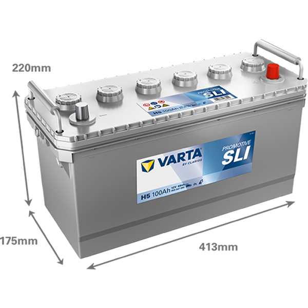 VARTA Varta Promotive SLI - 12v 100ah - teherautó akkumulátor - jobb+