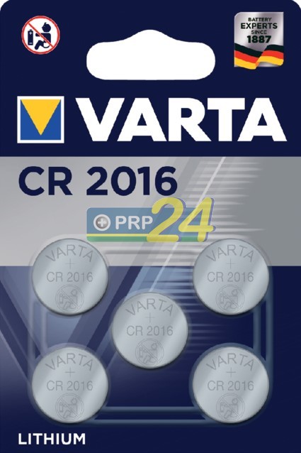 VARTA Elem fotó és kalkulátorelem CR2016 BLI 5