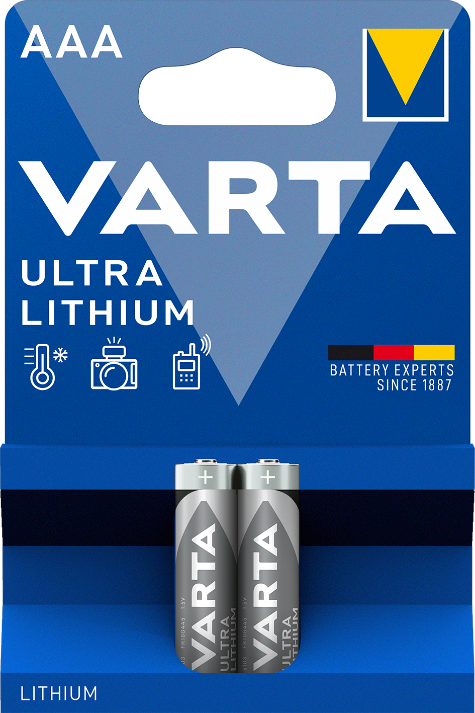 VARTA VARTA ULTRA LITHIUM mikro/ AAA/ LR03 elem BL2