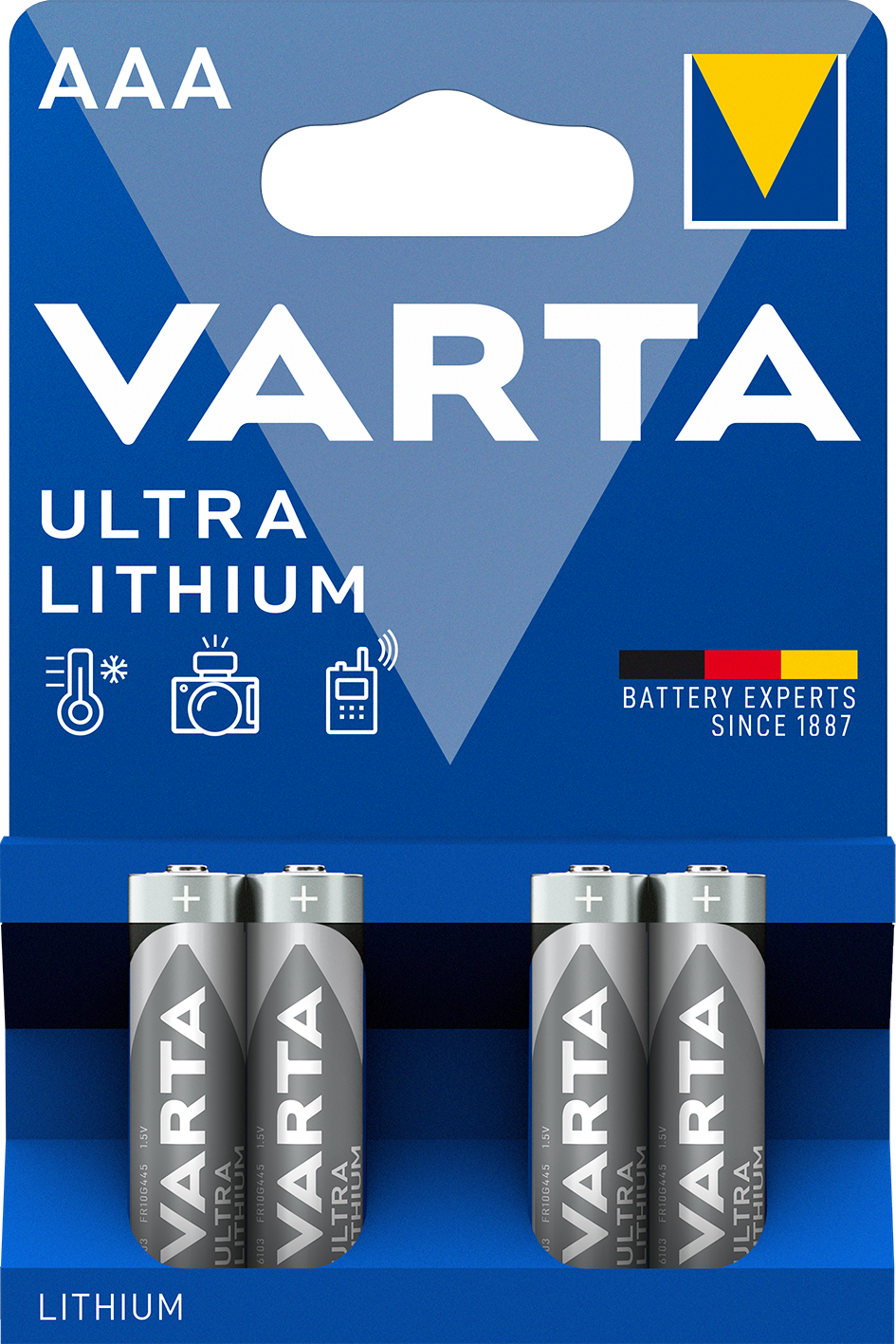 VARTA Elem AAA 4db Ultra lithium mikro