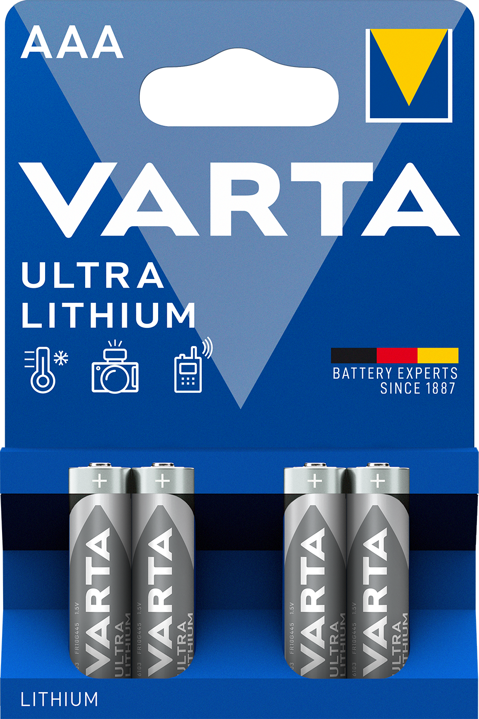 VARTA VARTA ULTRA LITHIUM mikro/ AAA/ LR03 elem BL4