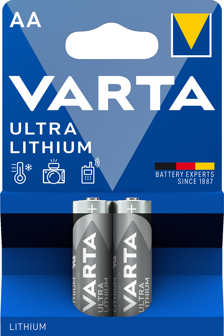 VARTA VARTA ULTRA LITHIUM ceruza/ AA/ LR06 elem BL2