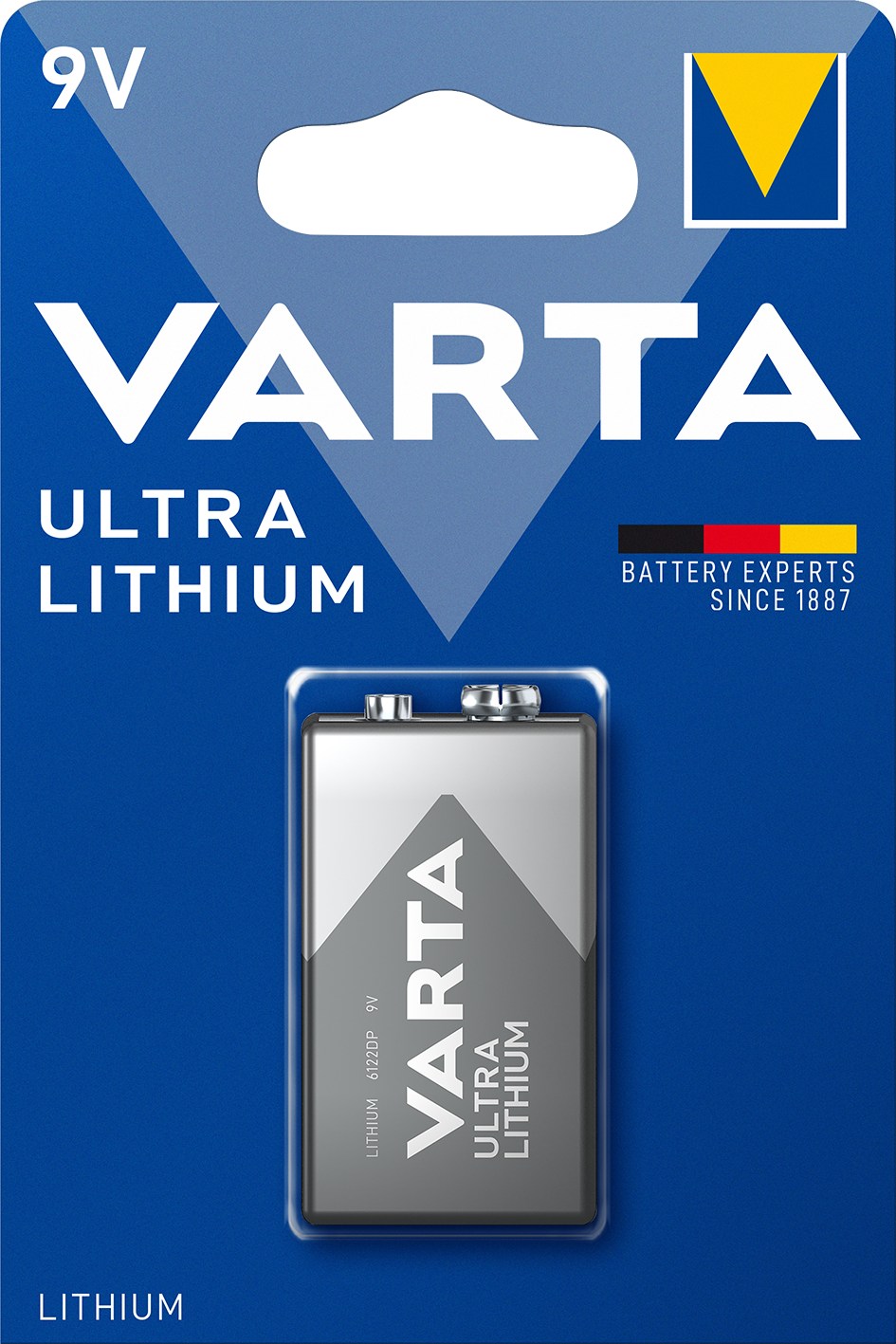 VARTA Elem 9V  Ultra lithium