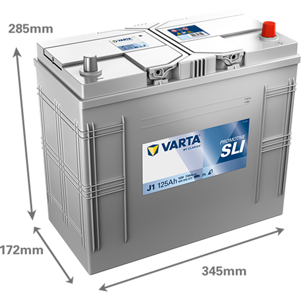 VARTA Varta Promotive SLI - 12v 125ah - teherautó akkumulátor - jobb+ Nagy Iveco