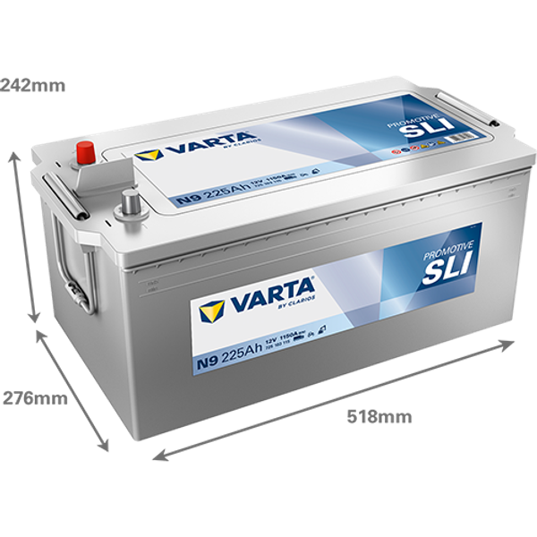 VARTA Varta Promotive SLI - 12v 225ah - teherautó akkumulátor