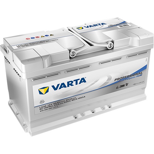 VARTA Varta Professional Dual Purpose AGM - 12v 95ah -  meghajtó akkumulátor - jobb+