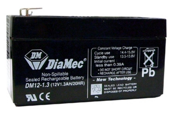 Diamec Diamec - 12V 1,3Ah - zárt savas akkumulátor