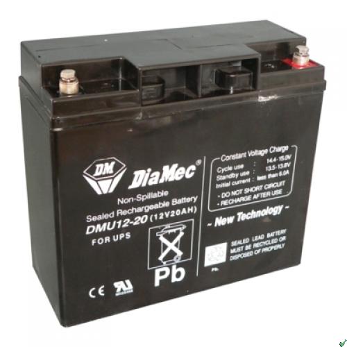 Diamec Diamec UPS - 12V 20Ah - zárt savas akkumulátor - szünetmentes UPS tápegységekhez