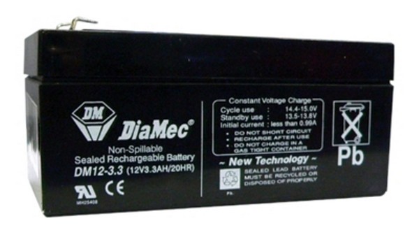 Diamec Diamec - 12V 3,3Ah - zárt savas akkumulátor