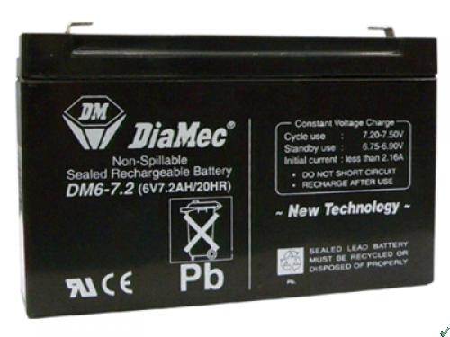 Diamec Diamec - 6V 7.2Ah - zárt savas akkumulátor