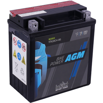 IntAct IntAct - 12v 18ah - AGM motor akkumulátor - bal+  * YTX20CH-BS