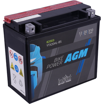 IntAct IntAct - 12v 18ah - AGM motor akkumulátor - jobb+  * YTX20HL-BS
