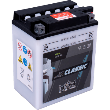 IntAct IntAct - 12V 14Ah - motor akkumulátor - bal+  * YB14-B2