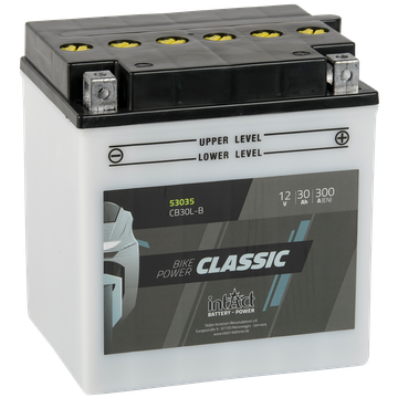 IntAct IntAct - 12v 30ah - motor akkumulátor - jobb+  * YB30L-B