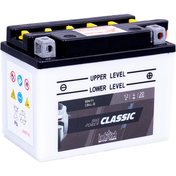 IntAct IntAct- 12v 4ah - motor akkumulátor - jobb+  * YB4L-B