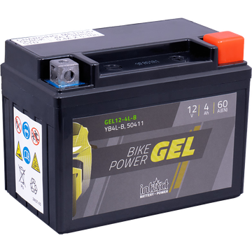 IntAct IntAct- 12v 4ah - zselés motor akkumulátor - jobb+  * YB4L-B