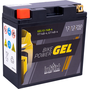 IntAct IntAct - 12V 12Ah - GEL motor akkumulátor - bal+