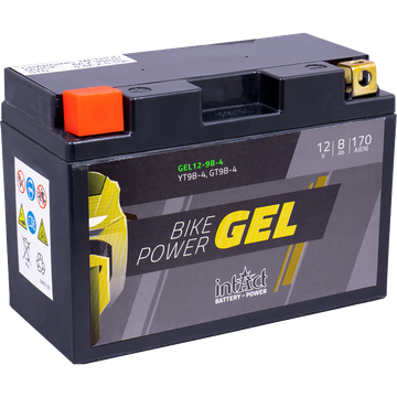 IntAct IntAct - 12v 8ah - zselés motor akkumulátor - bal+  * YT9B-4