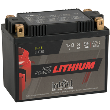 IntAct IntAct - 12,8V   8Ah   (96 Wh) - LITHIUM motor akkumulátor  * IL LFP30