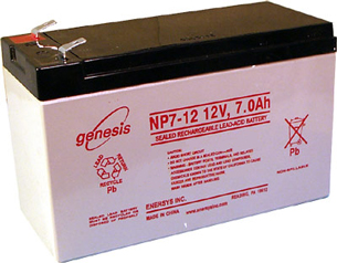 GENESIS Genesis - 12V 7Ah - vékony sarus - zárt savas akkumulátor